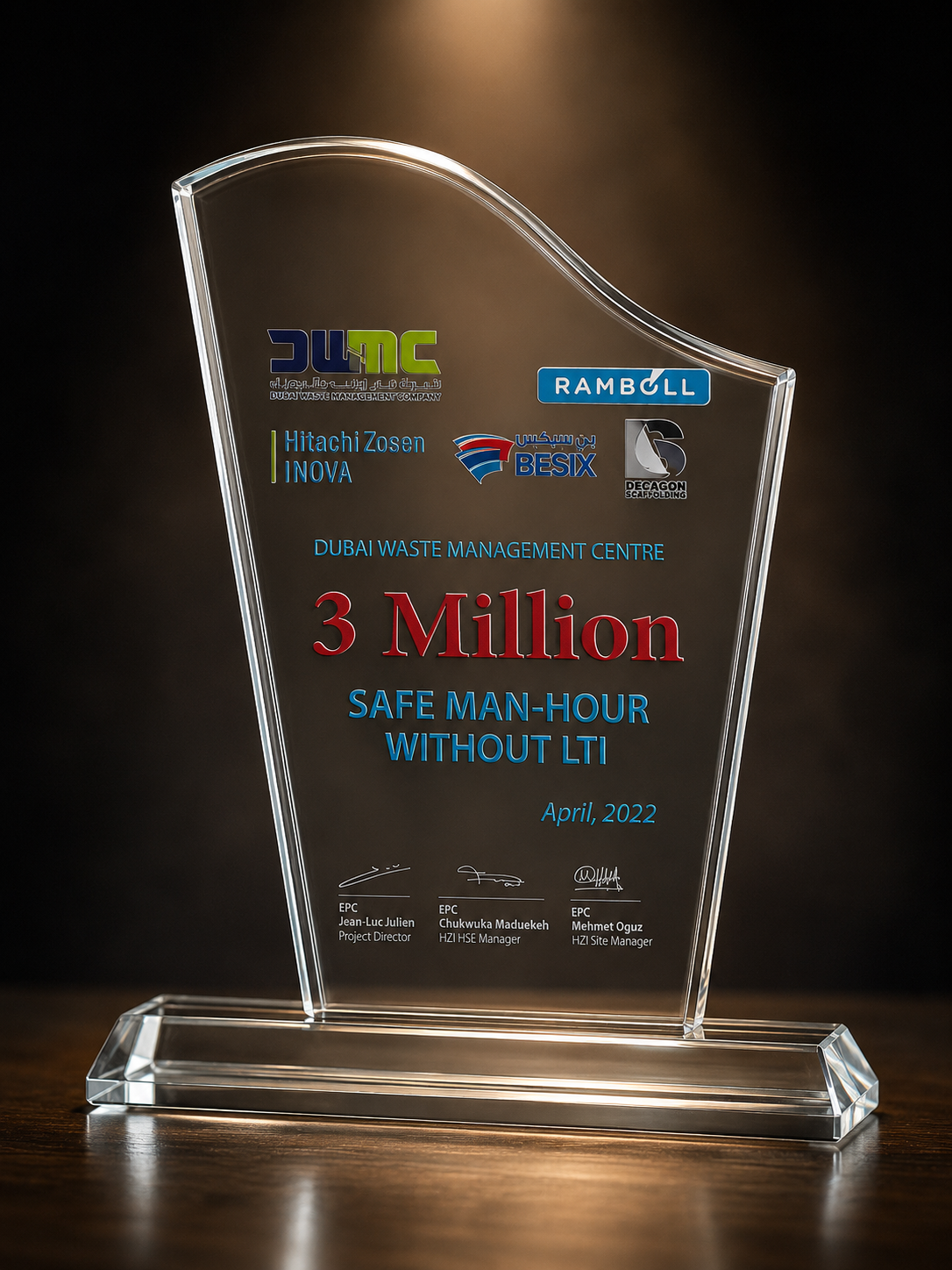 3 Million Safe Man-Hours – Dubai Waste Management Centre, Apr 2022